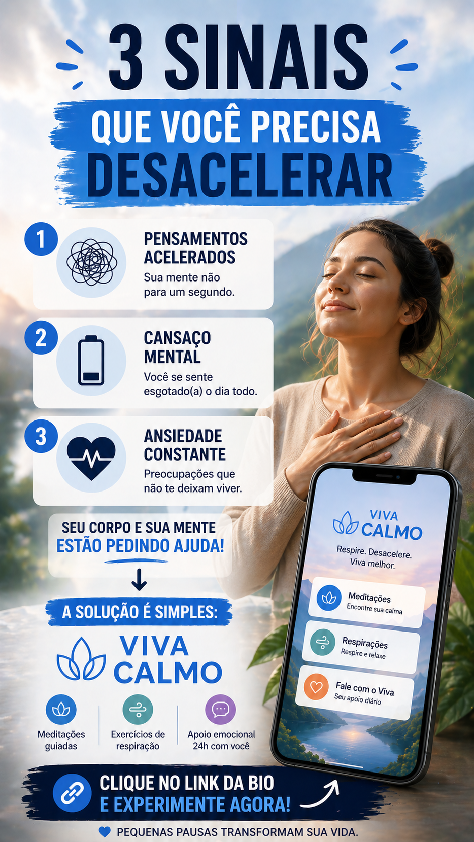 3 sinais que você precisa desacelerar